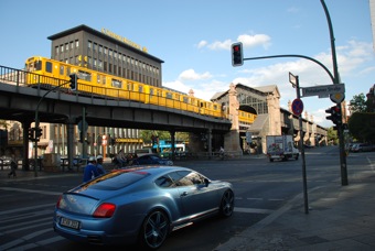 Railway bridge in Bulowstr, Berlin