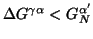 $\displaystyle \Delta G^{\gamma\alpha} < G_N^{\alpha'}$