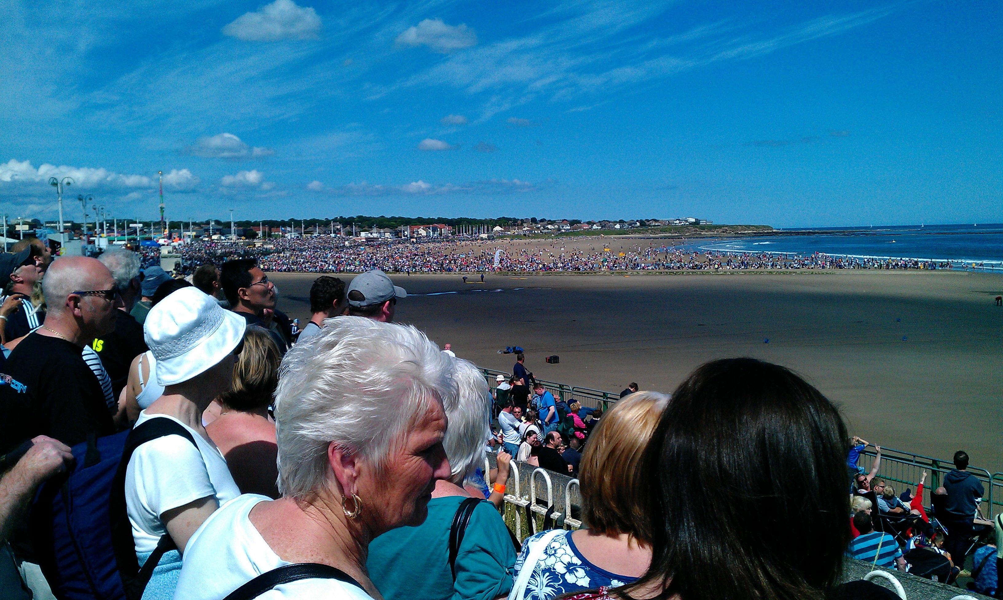 The beach where the explosions from the attack took place