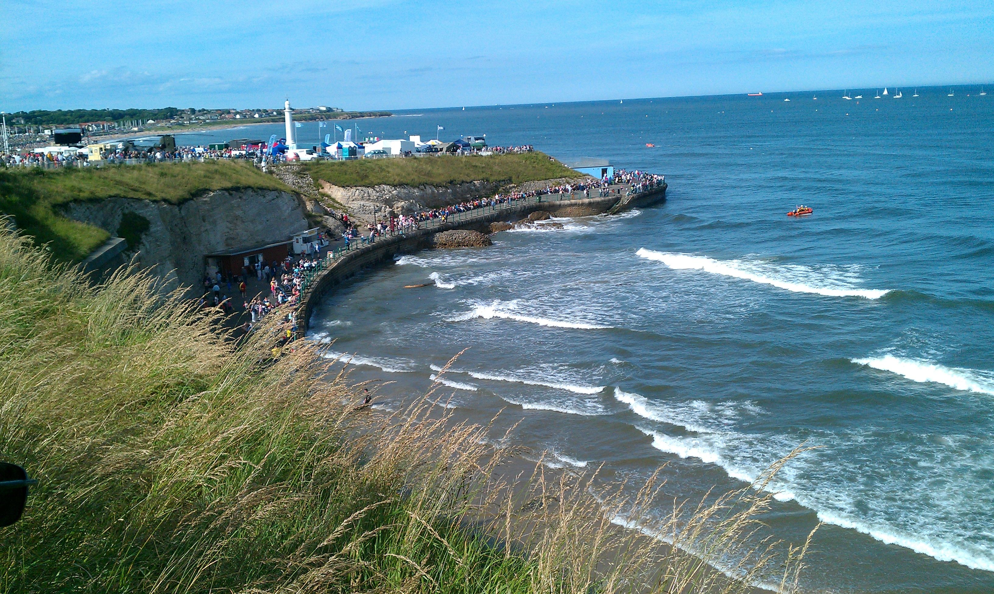 Every beach and path was filled with people