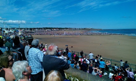 Marker flare for the RAF Falcons Parachute Display Team