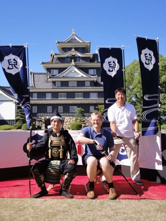 Mathew Peet, Japan, Kazu Hase,  Okayama_Castle