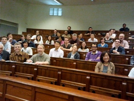 Harry Bhadeshia at the Catholic University of Louvain, Belgium