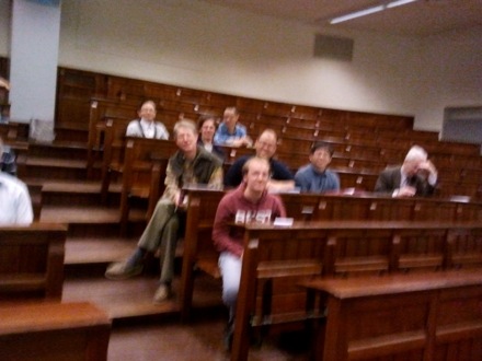 Harry Bhadeshia at the Catholic University of Louvain, Belgium