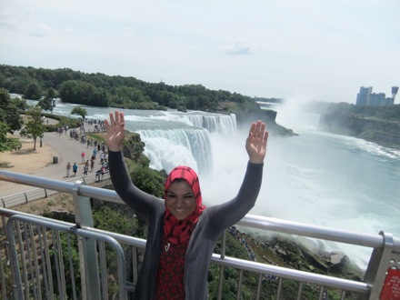 Hala Salman Hasan at Niagra Falls, July 2012