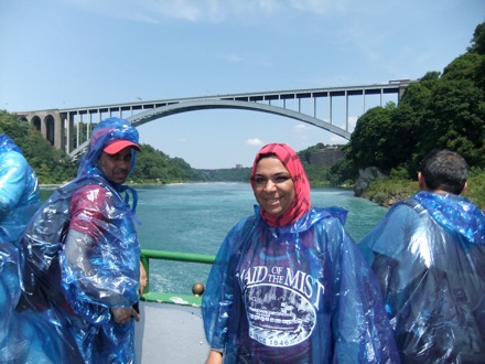 Hala Salman Hasan at Niagra Falls, July 2012