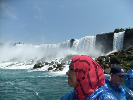 Hala Salman Hasan at Niagra Falls, July 2012