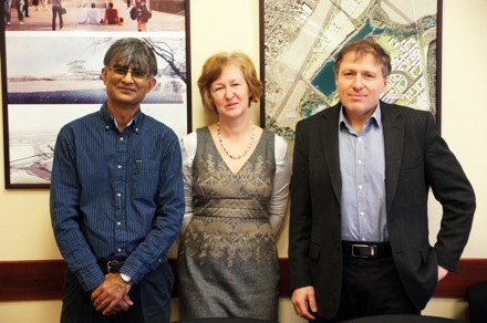 Harry Bhadeshia in Russia, Olga Ushakova, Igor Abrikosov, Sergei Kaloshkin, Tim O'Connor, MISiS, National University of Science and Technology