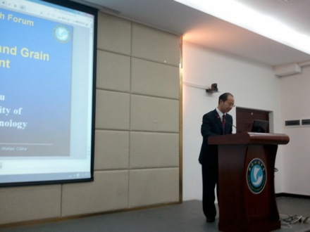 2nd UK-China Steel Symposium, Wuhan, April 2012