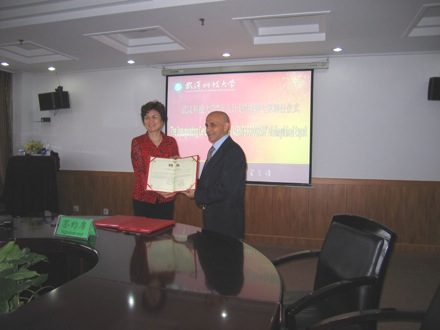 Amir Shirzadi,Wuhan University of Science and Technology, 100 Talents Programme, China