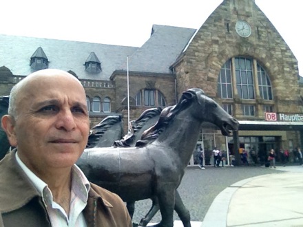 Amir Shirzadi at  Diffusion Bonding Conference, Aachen-Germany and St Pancras station in London