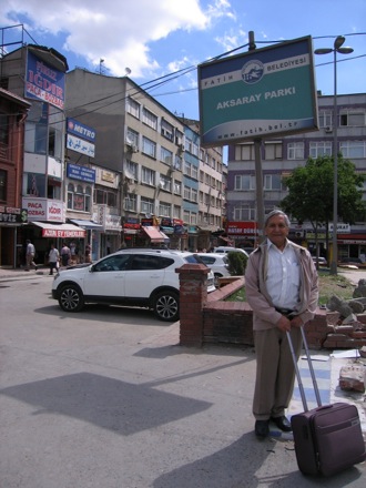 Amir Shirzadi and his father in Turkey