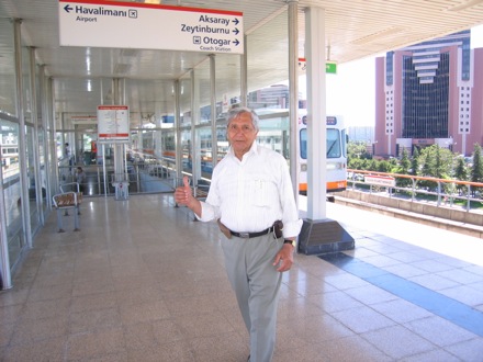 Amir Shirzadi and his father in Turkey