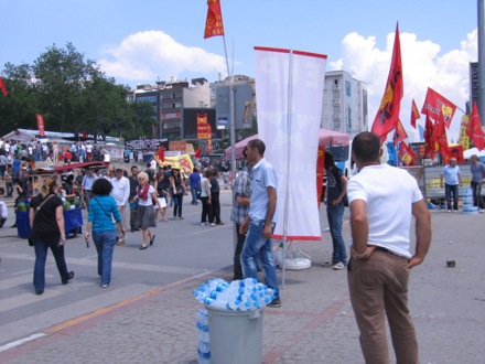 Amir Shirzadi and his father in Turkey