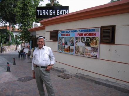 Amir Shirzadi and his father in Turkey