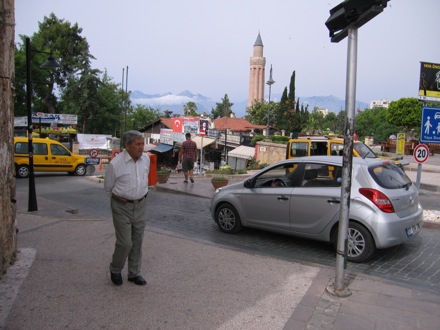 Amir Shirzadi and his father in Turkey