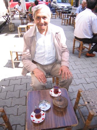 Amir Shirzadi and his father in Turkey