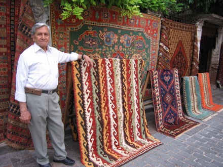 Amir Shirzadi and his father in Turkey