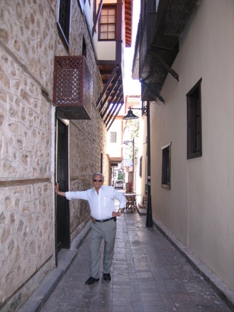 Amir Shirzadi and his father in Turkey