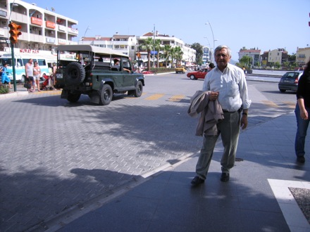 Amir Shirzadi and his father in Turkey