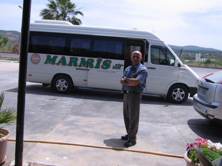 Amir Shirzadi and his father in Turkey