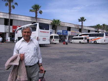 Amir Shirzadi and his father in Turkey