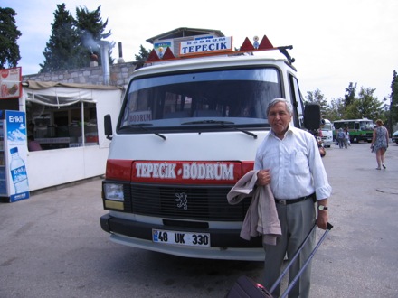 Amir Shirzadi and his father in Turkey