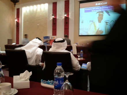 Harry Bhadeshia in Dubai,  5th Workshop organised by the Ras Al Khaimah Centre for Advanced Materials