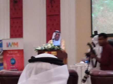 Harry Bhadeshia in Dubai,  5th Workshop organised by the Ras Al Khaimah Centre for Advanced Materials