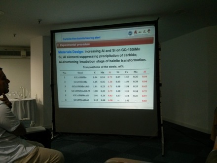 Euromat 2013, Seville, Spain, Phase transformations and complex properties research group, Harry Bhadeshia