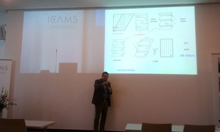 ICAMS, Ruhr University Bochum, Vicky Yardley, Harry Bhadeshia, Germany