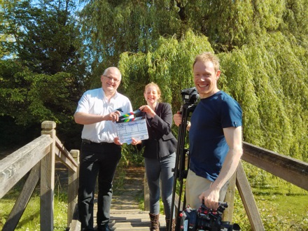 Tata steel film crew, Mandla Sibanda, Harry Bhadeshia, Lucy Fielding, Matthew Peet, National Physical Laboratory, Poynting balance, Alan Turing, thermal desorption analysis