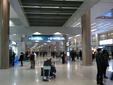 Incheon airport,rail journey to Pohang