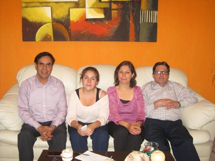 Rashid in Mexico Rashid with Alfredo and his family