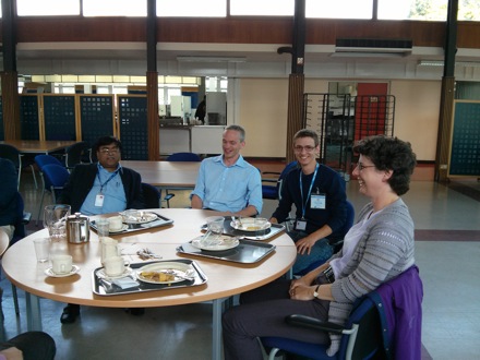 Harry Bhadeshia at the Steel Technology Centre, Tata Steel, Rotherham