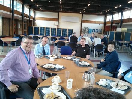 Harry Bhadeshia at the Steel Technology Centre, Tata Steel, Rotherham