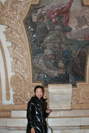 Yan Pei in Moscow, Russian Federation