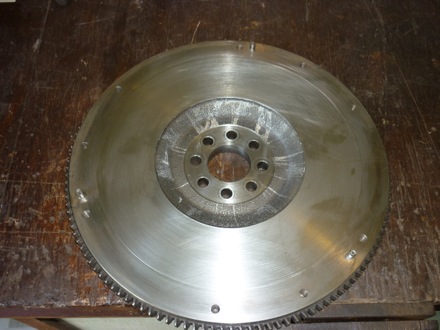 Tim Ramjaun, Resurfaced flywheel. Teeth engage with stater motor