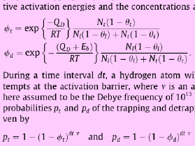 hydrogen desorption