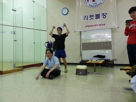 Squash tournament, Harry Bhadeshia, Dong Woo Suh, Eunju Song, GIFT, South Korea