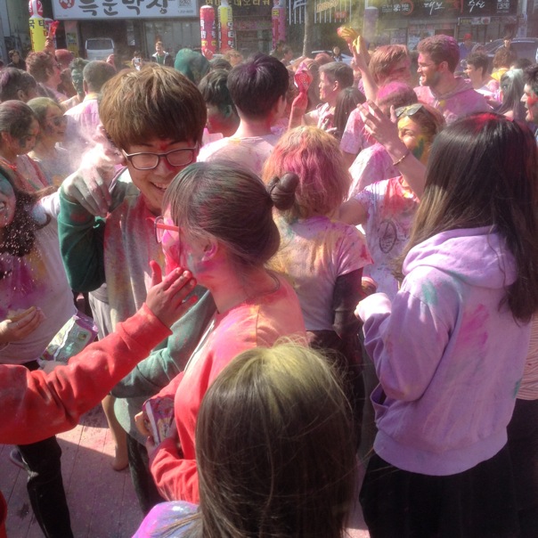 Holi festival, festival of colours, Nirupam Chakraborti, South Korea, Pohang