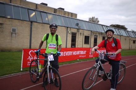 Oxford to Cambridge bicycle ride, British Heart Foundation