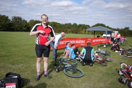 Oxford to Cambridge bicycle ride, British Heart Foundation