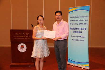 Conference on Materials Science and Engineering, Macau, University of Macau, Harry Bhadeshia