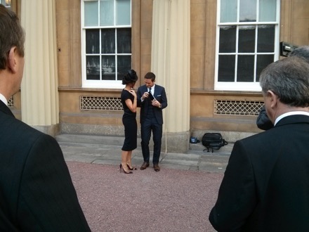 Harry Bhadeshia, Knighthood, investiture, buckingham palace, duke of Cambridge