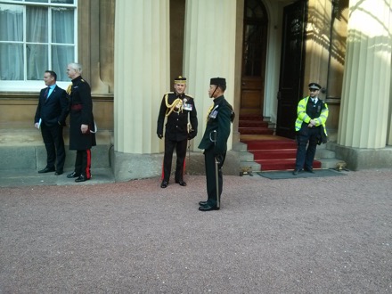 Harry Bhadeshia, Knighthood, investiture, buckingham palace, duke of Cambridge