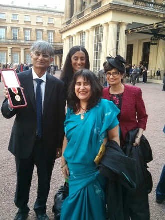 Harry Bhadeshia, Knighthood, investiture, buckingham palace, duke of Cambridge