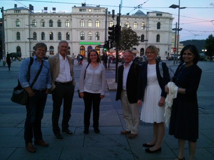 Norwegian Research Council, Harry Bhadeshia, Professor Guus Rignders (Twente University), Bente Gjelsnes (Norwegian Research Council), Heidi Roggen (Norwegian Research Council), Professor Anthony West (Sheffield University), Professor Grethe Winther (Technical University of Denmark), Professor Merlyne De Souza (Sheffield University)