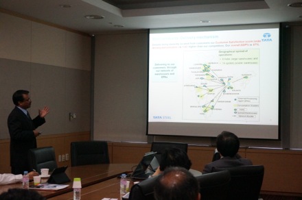 Visitors from TATA Steel India, to GIFT, POSTECH, Korea, Harry Bhadeshia