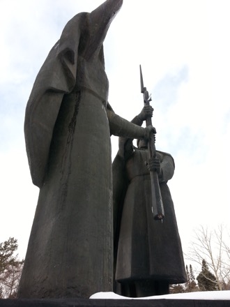 War Memorial, Tomsk, Russian Federation, Siberia, Harry Bhadeshia, Lindsey Greer, phase transformations and complex properties research group